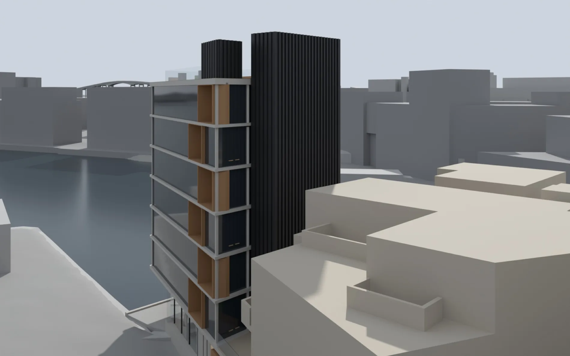 F3 sett fra torget i nord