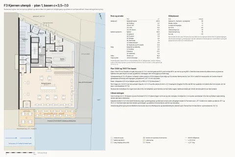 Plantegning av første etasje i F3